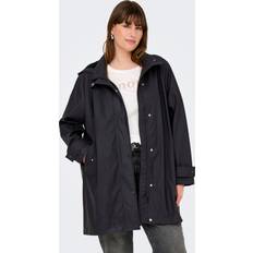 Only Dame Ponchos & Kapper Only Funktionsfrakke Carlili Regnponcho - Sort