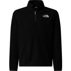 L Fleecetøj The North Face Teen's Glacier 1/4 Zip Pullover Fleecesweater - Sort