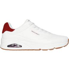 Nike Air Jordan 1 Skor Skechers Låg Sneaker Uno Air Herr - Karminröd/Vit