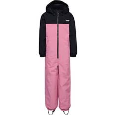 Hummel Drenge Flyverdragter Hummel HmlJR Block Snowsuit WP Flyverdragt Junior - Lyserød