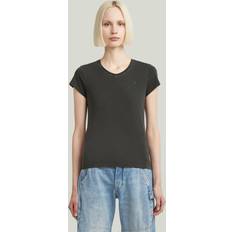 G-Star Dam T-shirts G-Star Eyben Slim V T-shirt Kort Ärm - Grey