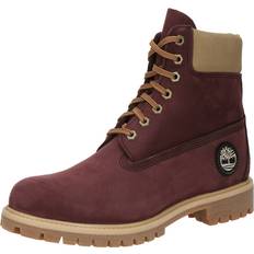 Röda Snörkängor Timberland Premium 6-Inch Waterproof Boot - Burgundy