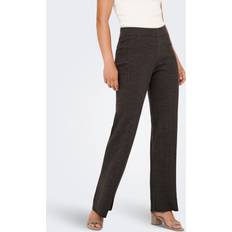 Baggy - Dame Bukser Only Onlthea Baggy Fit Strikkede Bukser - Choko