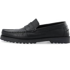 Bianco Herre Loafers Bianco Slipper Greg Læderloafers - Sort