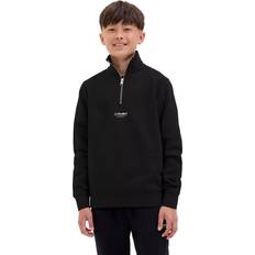16/18 Børnetøj Jack & Jones Junior Sweatshirt JJESOHO Sort/Hvid