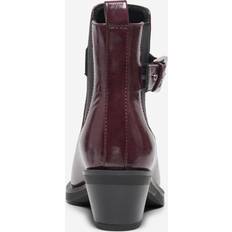 Dame - Lilla Chelsea boots Only Chelsea Boots Læder Bordeaux - Vinrød/Sort