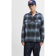 Gråa - Oxfordskjortor Jack & Jones Avslappnad Overskjorta Grå - XS