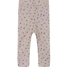 Multifarvet Strømpebukser & Stay-ups Name It Printet Leggings Womi Blandingsfarvet Lys Pink