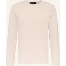 Marc O'Polo Herre Sweatere Marc O'Polo Crewneck Cotton Slub Piqué Struct Mand Dapple - Gray