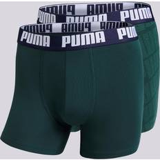 Puma Bambu Kalsonger Puma Men's Boxers 2-Pack Clothing - Green/Blue