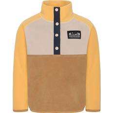 Fleecejakker Didriksons Monte Kids Half Button Fleecetrøje - Cumin