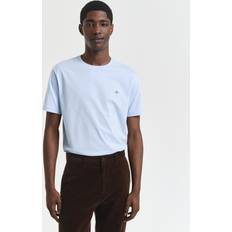 Gant Rosa Kläder Gant Regular Fit Shield T-shirt - Ljusblå