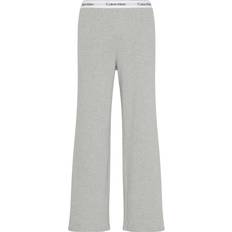 Gråa - Herr Pyjamasar Calvin Klein Cotton Jersey Pyjama Pants - Ljusgrå/Svart/Vit