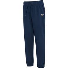 9-12M Fleecebukser Børnetøj Hummel HmlJr Fleece Pants Bee Junior - Navy