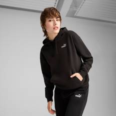 Puma Dame Sweatere Puma Ess Small No 1 Logo Comfort Hoodie - Black