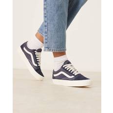 Vans Old Skool Skor Vans Old Skool Sneakers Med Naturvita Detaljer - Blue