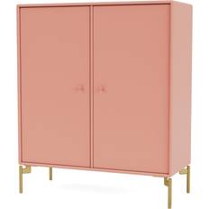 Messing Opbevaringsskabe Montana Furniture Cover with Brass Legs Rhubarb Storage Cabinet 69.6x82.2cm