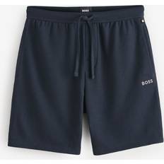 Herre Pyjamasser på tilbud BOSS Pyjamasshorts Med Broderet Navy Logo Afslappet - Sort