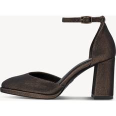 Guld Pumps Tamaris Pumps Koppar