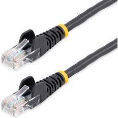 StarTech Snagless Cat5e RJ45 - RJ45 M-M Black 1m