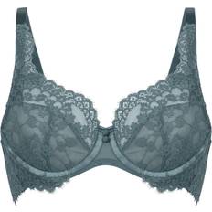 Hunkemöller BH:ar Hunkemöller Icke Formpressad Bygel-Bh Daisy - Cyanblå