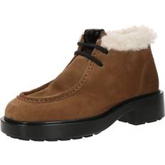 Uld Ankelstøvler Copenhagen Studios Snørestøvletter Boots Cph447 Suede Teddy - Brun