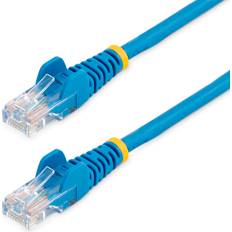 StarTech Snagless Cat5e RJ45 - RJ45 M-M Blue 1m
