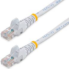StarTech Snagless Cat5e RJ45 - RJ45 M-M White 1m
