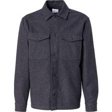 Jack & Jones Ventilerende Overtøj Jack & Jones Relaxed Fit Overskjorte JJEPerfect Melange Grå