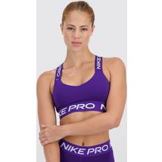 Nike Purple Bras Nike Pro Women's Light-Support Non-Padded Sports Bra - Purple
