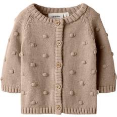 Drenge - Lange ærmer Trøjer Name It Regular Fit Strikket Cardigan - Taupe
