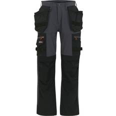 Windproof Work Pants Regatta Infiltrate Stretch Holster Trousers - Iron Black