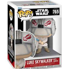 Star Wars Figuriner Funko Star Wars POP Movie Figur Luke Remote 9 cm