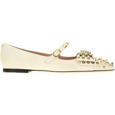 Valentino Garavani Women Ballerinas Valentino Garavani Mary Jane Bowow - Ivory