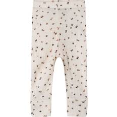 Multifarvet Strømpebukser & Stay-ups Name It Printet Leggings Womi - Blandingsfarvet Hvid