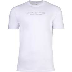 Armani Exchange Tøj Armani Exchange Bluser Print Rund Hals T-Shirt - Sort/Hvid