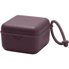 Sutteholder Bibs Pacifier Box Plum Sutteboks 7x7 cm