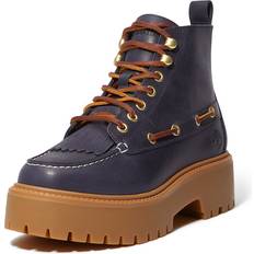 Dame - Naturfarvet Snørestøvler Timberland Boots Stone Street - Mørkeblå/Choko