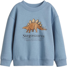 H&M Dreng Stegosaurus Sweatshirt - Blå