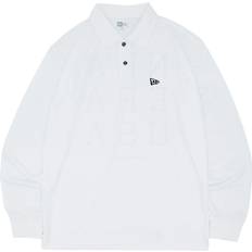 New Era Polo Shirts New Era Golf Long Sleeve Polo Size L Shirt - Off-White