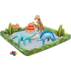 Oppustelig Vandlegetøjssæt Intex Jurassic Adventure Play Center Pool