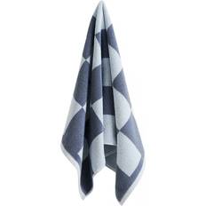 Checkered Towels Hay Check Bath Towel Blue (90x50cm)