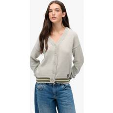 Superdry Cardigans Superdry Slouchy Knitted Cardigan - Glacier Grey