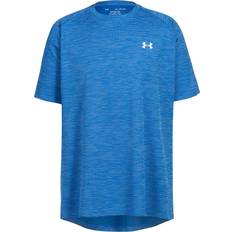 Under Armour Återvunna material Överdelar Under Armour Tech Textured Short Sleeve UA Tech Textured - Blue Atlantis