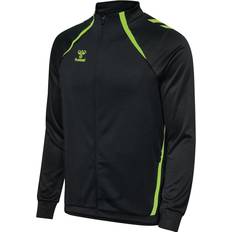 Hummel Genbrugsmaterialer Trøjer Hummel HmlLead 2.0 Track - Sort/Green Gecko