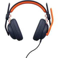 Logitech Headphones Logitech Zone Learn Over Ear Headset USB C Orange