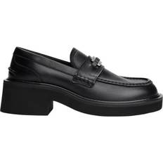 Polyester Loafers Tommy Jeans Chunky Heel Loafers Med Hæl - Sort