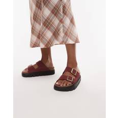 Birkenstock Red Sandals Birkenstock Arizona Papillio Chunky Sandal Zinfandel - Red