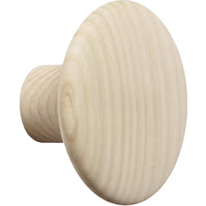 Beige Coat Hooks Muuto The Dots Ash Coat Hook 9cm