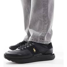 Polo ralph lauren train 89 Polo Ralph Lauren Train 89 Sneakers Med Guldfarvet Logo - Sort